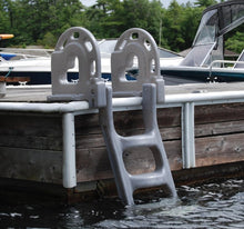 Load image into Gallery viewer, Fluid Flip-Up Steps - Fluid Float & Sauna