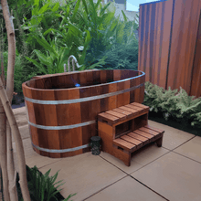 Load image into Gallery viewer, Fluid Float Japanese Cedar Soaking Tub - Fluid Float & Sauna