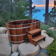 Load image into Gallery viewer, Fluid Float Japanese Cedar Soaking Tub - Fluid Float &amp; Sauna 
