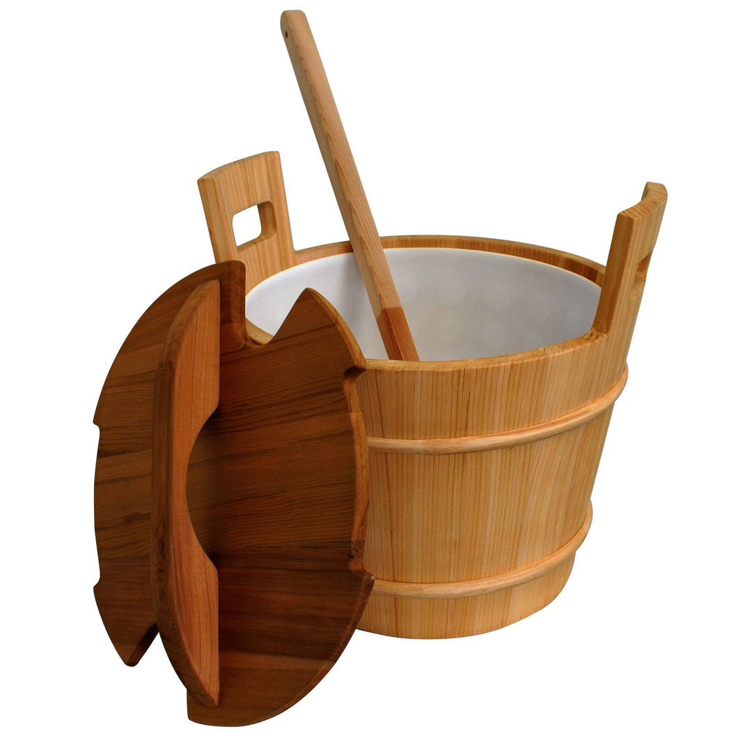 Fluid Cedar Bucket & Ladle - Fluid Float & Sauna 